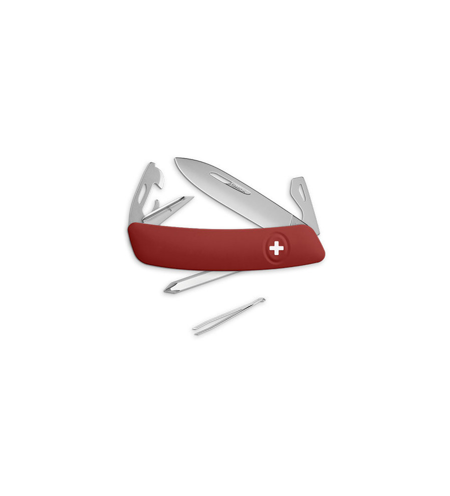 Couteaux suisses Swiza D04 Allmatt - rouge  - 7,5 cm 