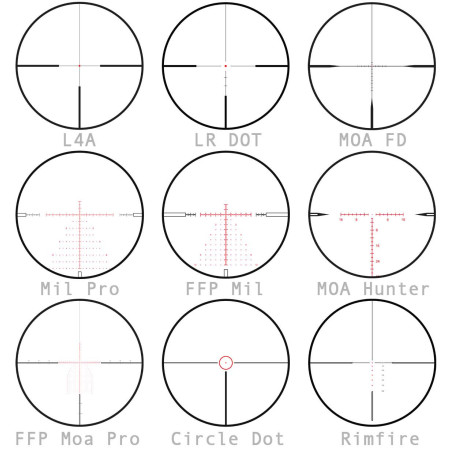 Lunette de tir Hawke Vantage 3–9x50 AO 