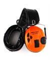 Casque aero Peltor sporttac coquilles orange camo et kit gel 