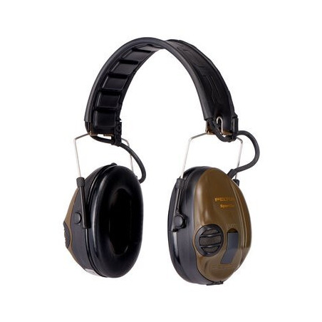 Casque aero Peltor sporttac coquilles vertes/oranges 