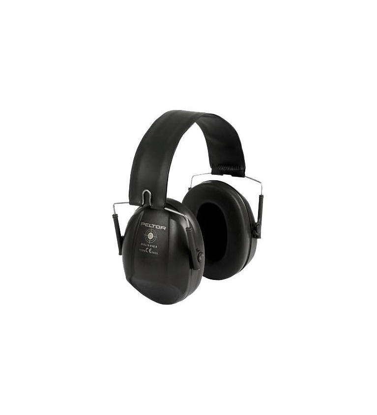 Casque Peltor bull'eye i noir avec serre-tete pliable 