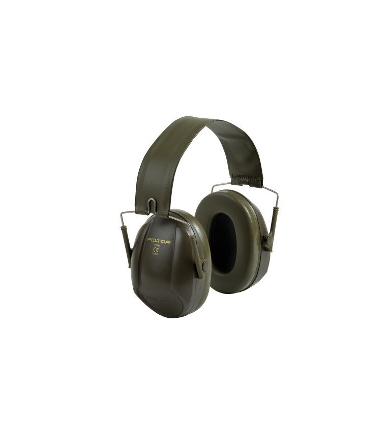 Casque Peltor bull's eye 1 vert avec serre-tete pliable 