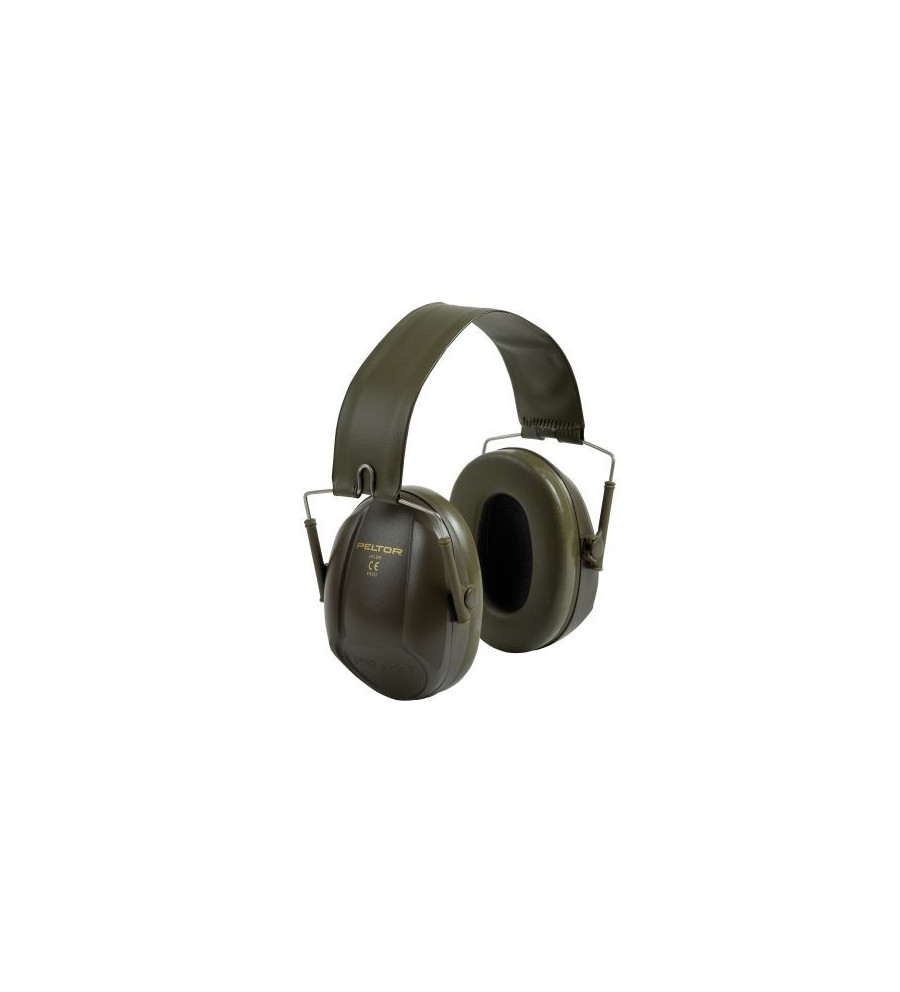 Casque Peltor bull's eye 1 vert avec serre-tete pliable 