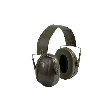 Casque Peltor bull's eye 1 vert avec serre-tete pliable 