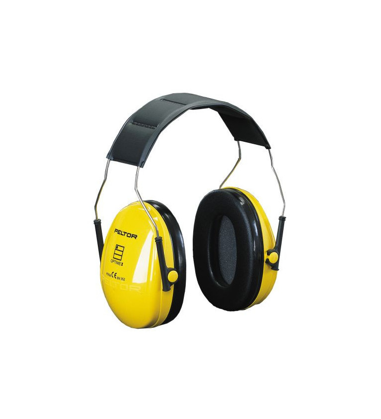 Casque Peltor optime i jaune - serre-tete 