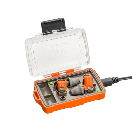 Kit de protection auditive eep 100 chasse rechargeable orange 