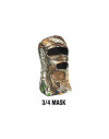 Masque 3/4 visage stretch avec trou de bouche camo realtree edge 