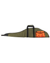 Etui carabine chamba avec poche januel 125 cm vert et orange camo 