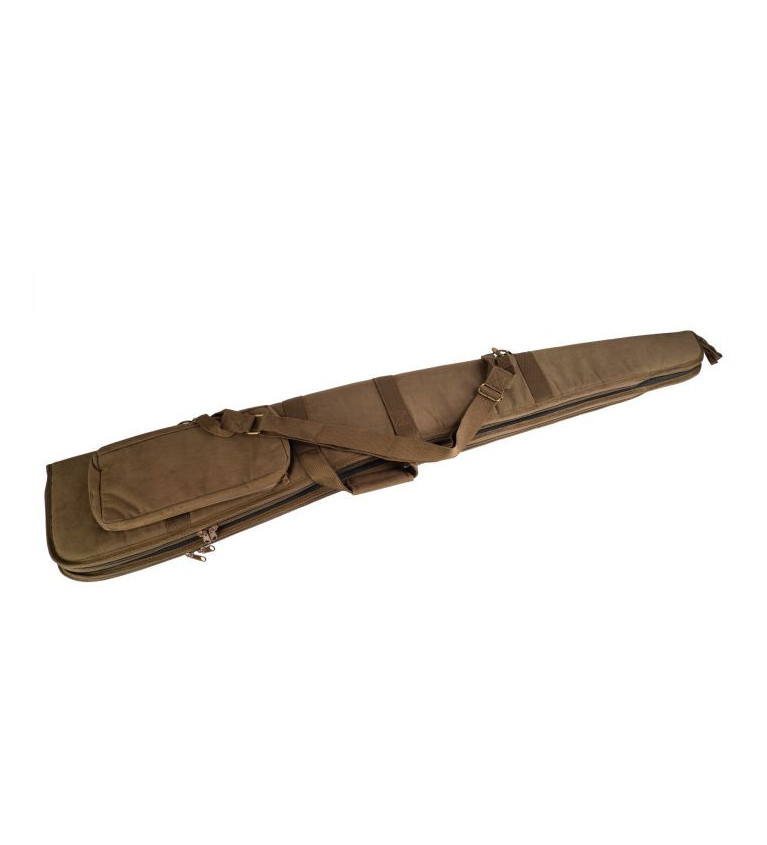 Etui double fusil charmet 130 cm vert avec poche 