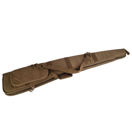 Etui double fusil charmet 130 cm vert avec poche 