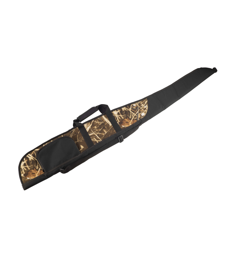 Etui fusil champs avec poche 140 cm camo roseaux 