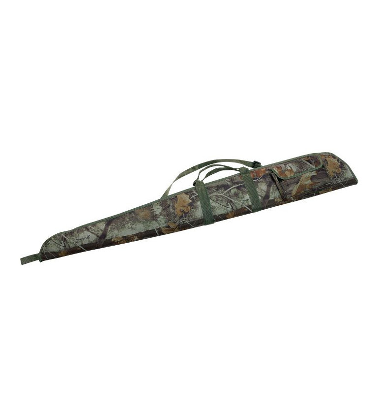 Etui fusil chana 130 cm camo sous-bois avec poche 