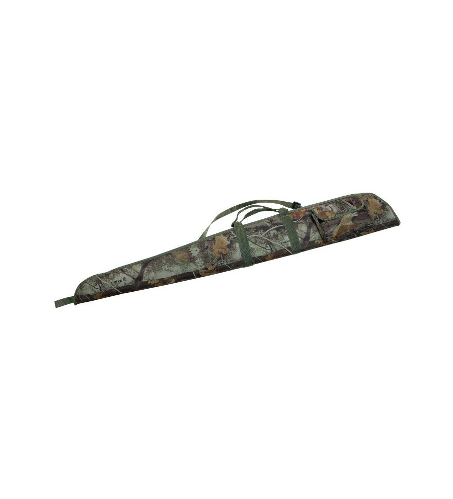 Etui fusil chana 130 cm camo sous-bois avec poche 