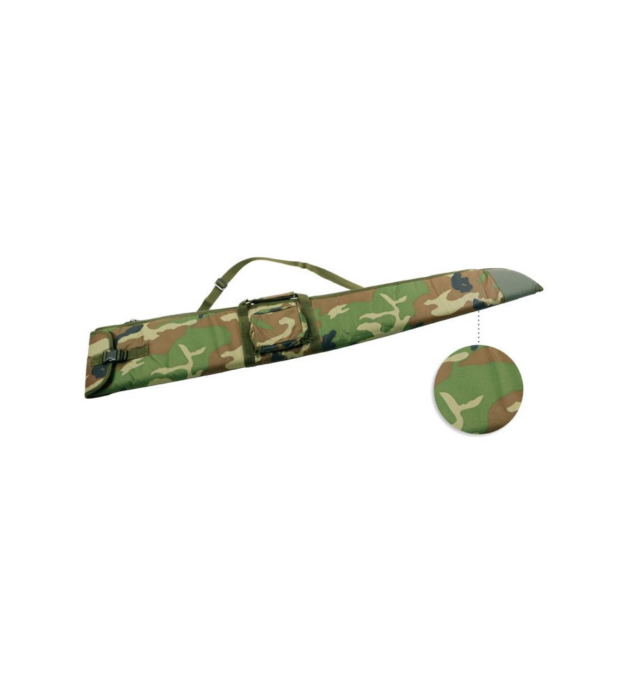 Etui fusil chavanne 140 cm camo europe avec poche 