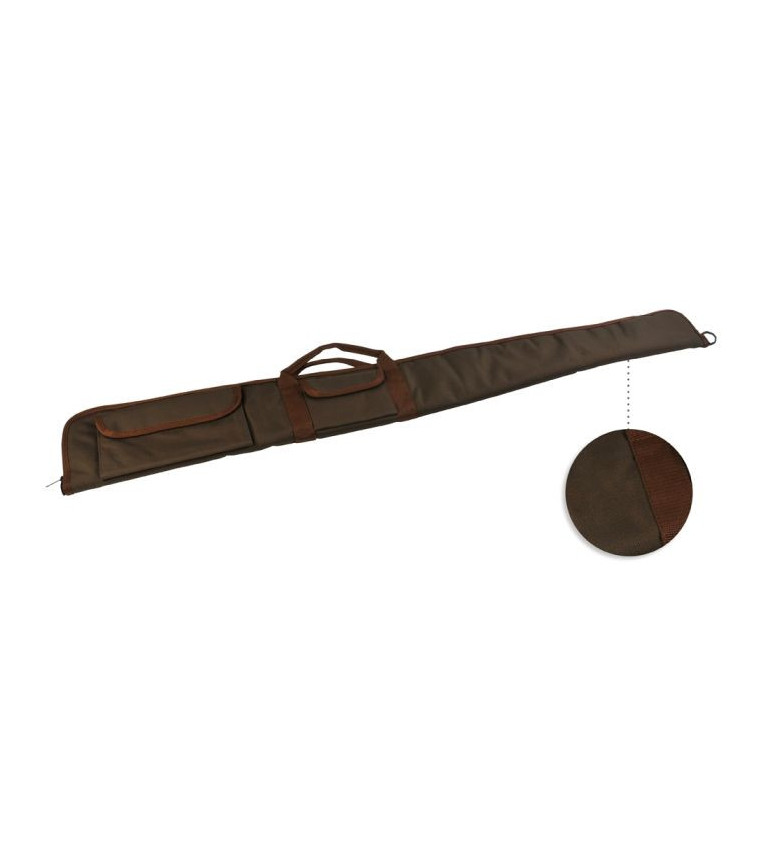 Etui fusil chazot 130 cm marron avec poche 