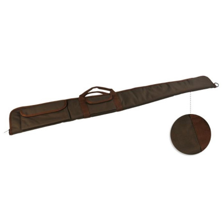 Etui fusil chazot 130 cm marron avec poche 