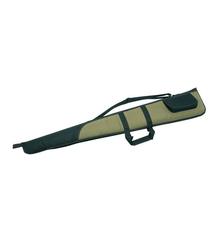 Etui fusil chirat 130 cm vert et noir avec poche 