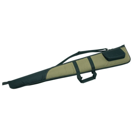 Etui fusil chirat 130 cm vert et noir avec poche 