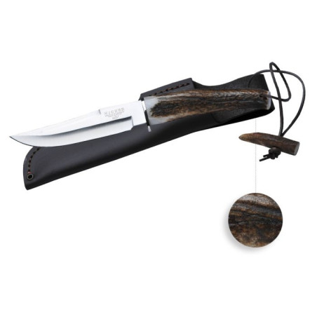 Couteau chasse lame de 14 cm manche cerf 