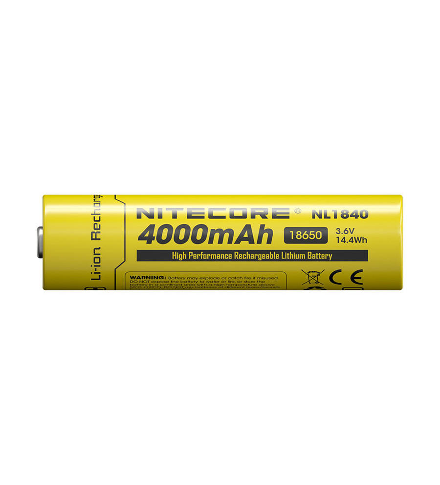 Accu Li-ion 18650 - Capacité 4000mAh 