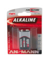 Pile alcaline 6LR61 9 volts - Ansmann 