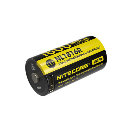 Accu Li-ion 18350 - 1600mAh 