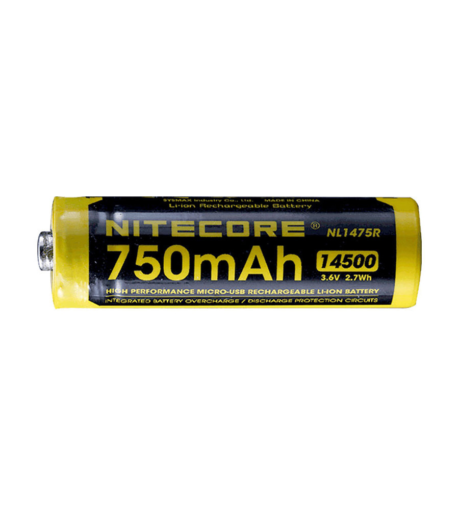 Accu Li-ion 14500 - 750mAh 