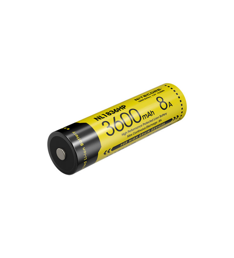 Accus Li-ion 18650 High discharge - 3600mAh 