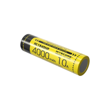 Accu Li-ion 18650 Hautes Performances 10A - Capacité 4000mAh 