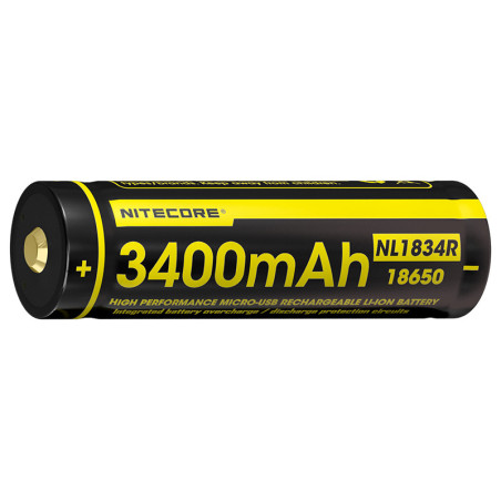 Accus Li-ion 18650 - 3400mAh 