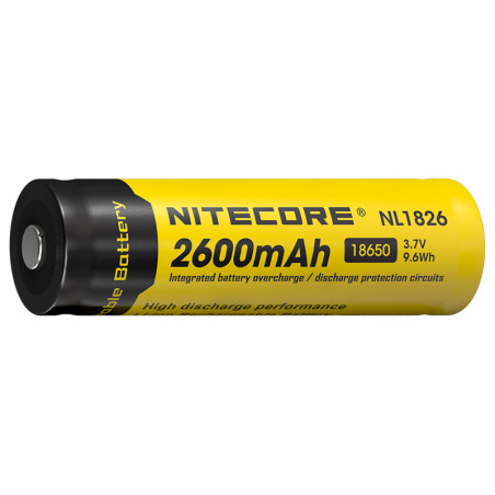 Accus Li-ion 18650 - 2600mAh 