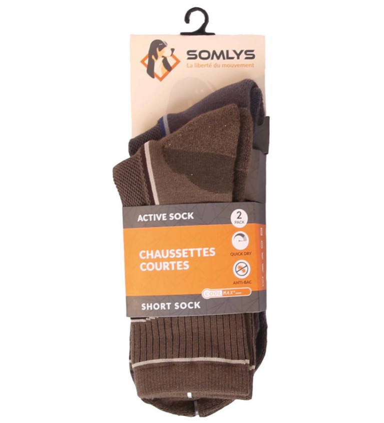 Chaussettes Coolmax Lot de 2 