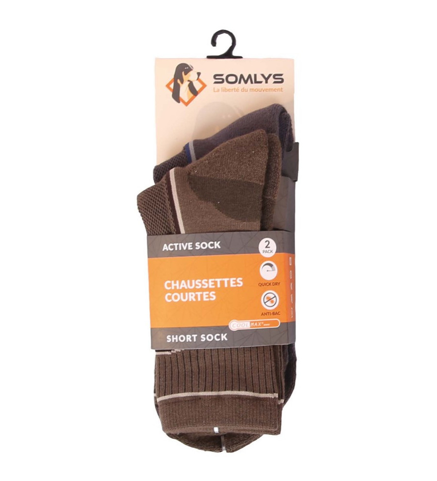 Chaussettes Coolmax Lot de 2 