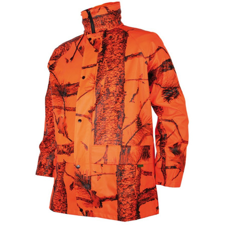 Veste de pluie camouflage orange 