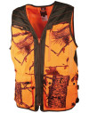 Gilet camouflage orange/marron 