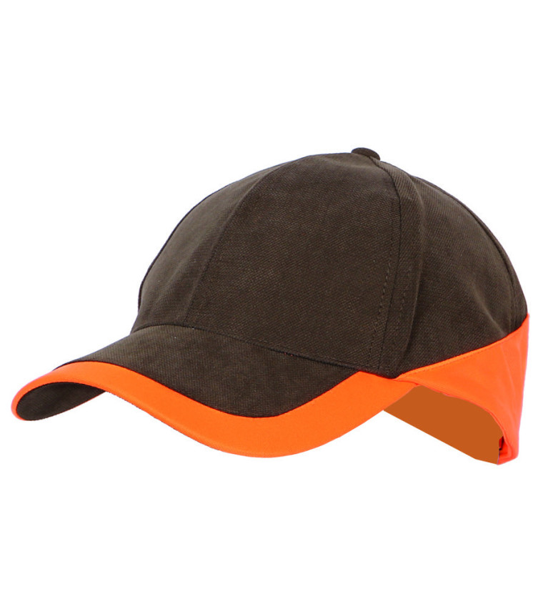 Casquette légère orange/marron Classy 