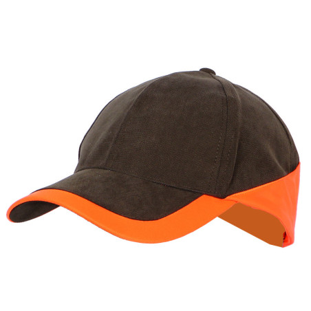 Casquette légère orange/marron Classy 