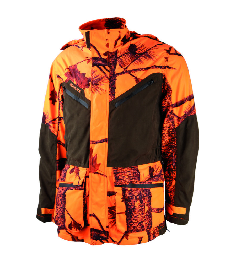 Veste chaude camo orange 