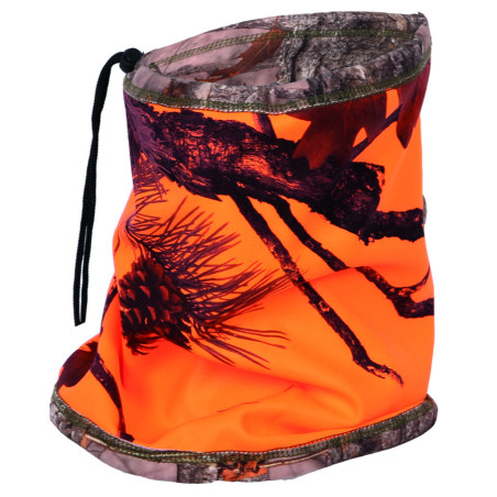 Tour de cou reversible camo orange/forest 