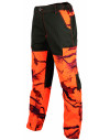 Pantalon vert/ fluo orange camouflage Maquisard 