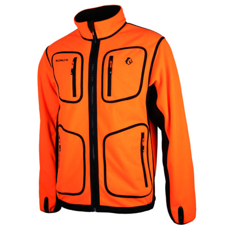 Veste Polar reverse orange/marron 