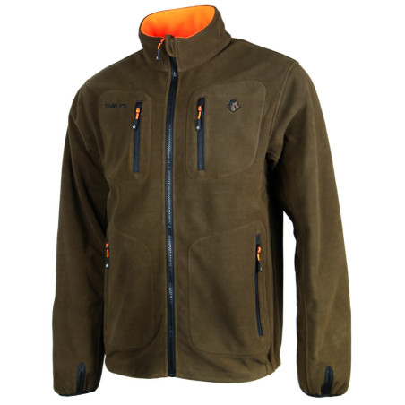 Veste Polar reverse orange/marron 