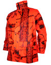 Veste pluie camo orange enfant 