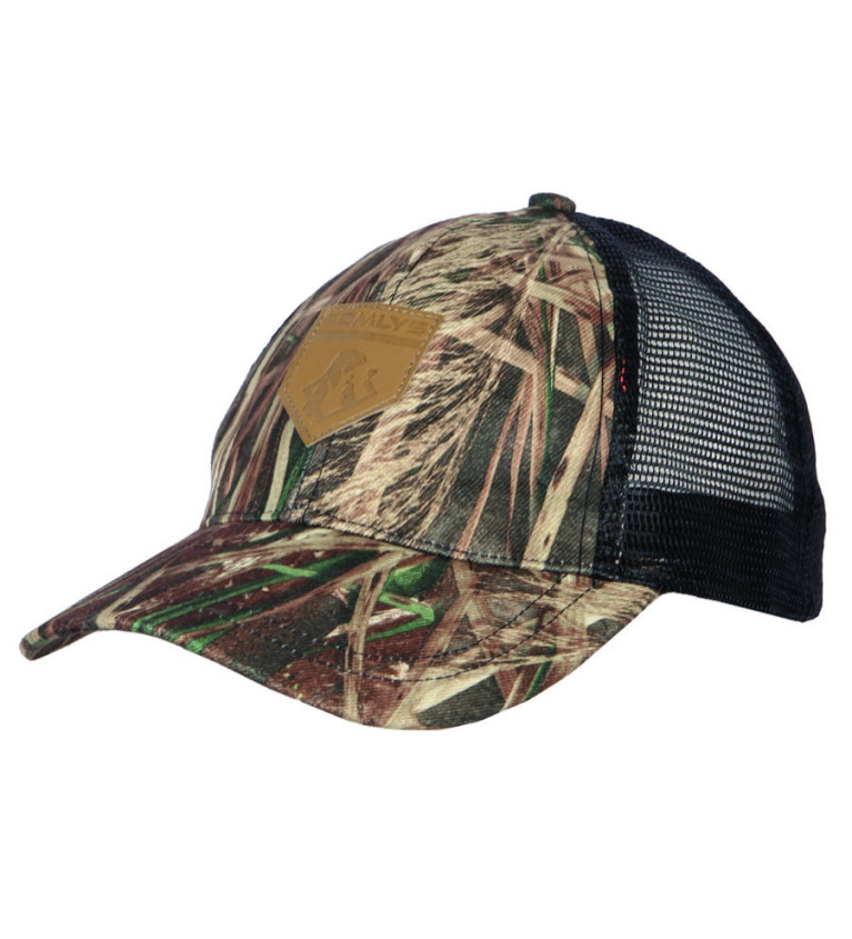 Casquette maille camo roseaux 