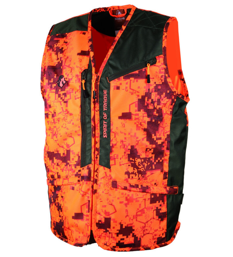 Gilet Spirit digital orange 