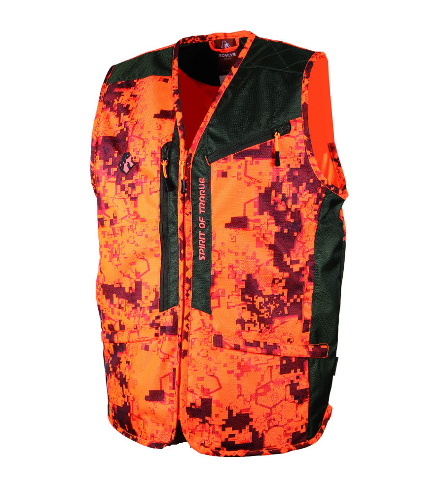 Gilet Spirit digital orange 