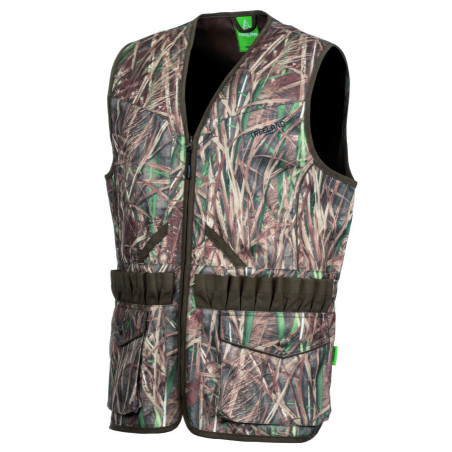 Gilet camo roseaux 