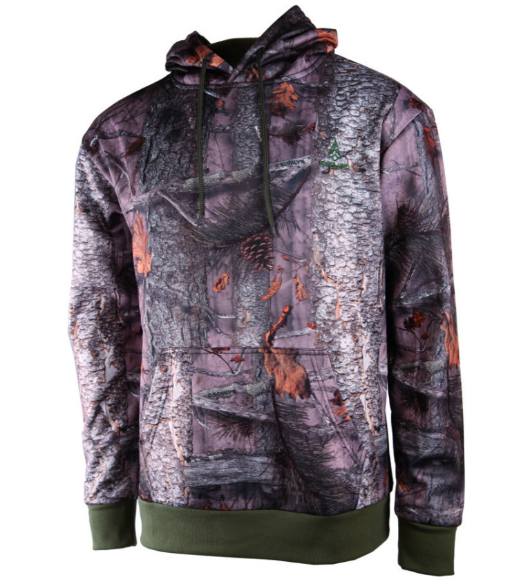 Sweat polaire camo Forest Capuche 