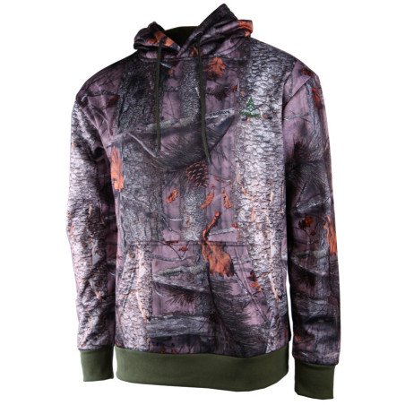 Sweat polaire camo Forest Capuche 