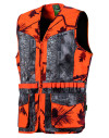 Gilet camo orange/forest 